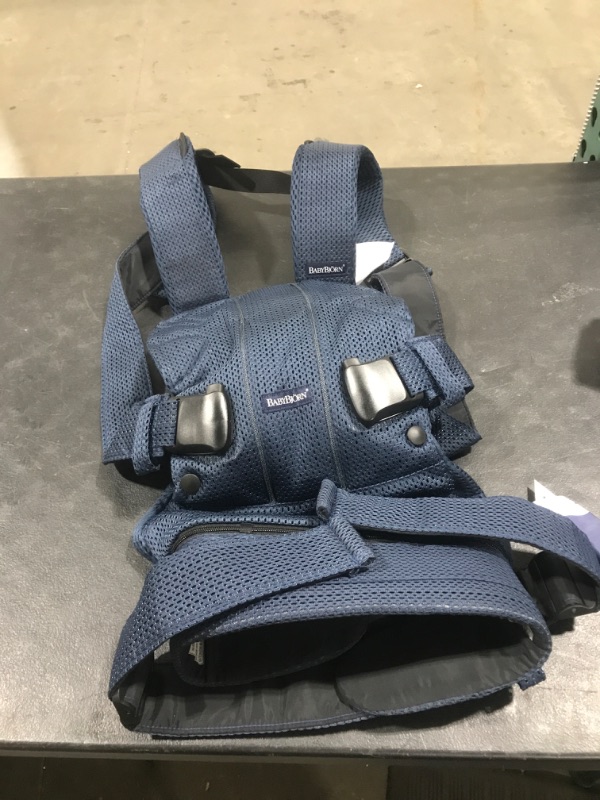 Photo 1 of Baby Bjorn Mesh Carrier Blue