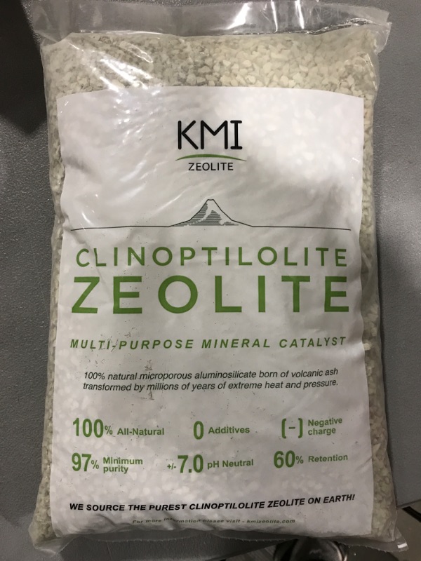 Photo 1 of KMI Zeolite Powder, 100% Natural Soil Amendment for Farming, Gardening, Golf Courses (4x8 Medium Granular, 5lb) 4x8 Medium Granular 5lb