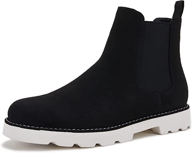 Photo 1 of [Size 5.5] VETASTE Women Ankle Bootie Casual Chunky Platform Flat Chelsea Boot Shoes 