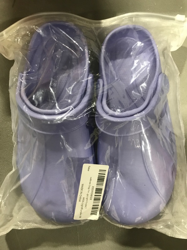 Photo 2 of [Size 6] welltree Clogs for Women Non-Slip Garden Clogs - Light Purple