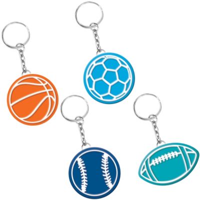 Photo 1 of 2 Pack- Kids Sports Keychains-16 Total