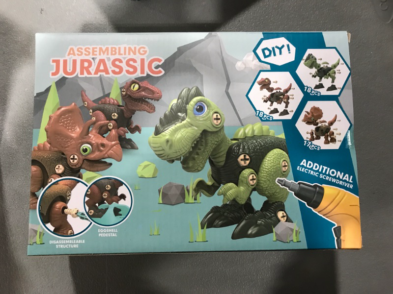 Photo 1 of  DIY Dinosaurs Toys for Kid Creator (3Pcs SS) Red Small