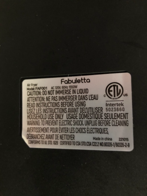 Photo 1 of 4 Qt Fabuletta 9 Customizable Smart Cooking Compact Air Fryer,  Sage Green
