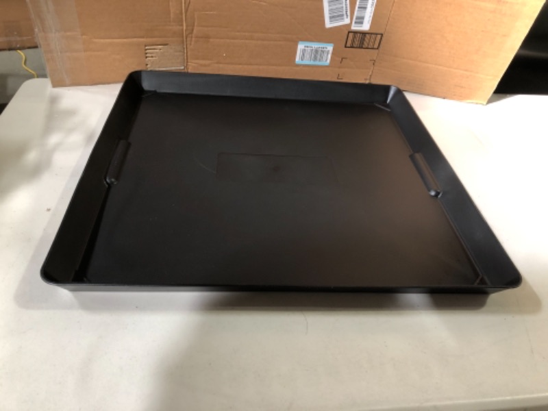 Photo 1 of WirthCo 40092 Funnel King Drip Tray - Black Plastic 22 x 22 x 1.5 Inches