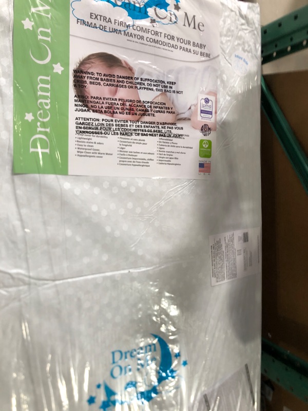 Photo 1 of Dream On Me Honeycomb Orthopedic Firm Fiber Standard Baby Crib Mattress ,Greenguard Gold certified, 10 Year warranty, 5” Fiber Core Optimum Support Waterproof Cover
