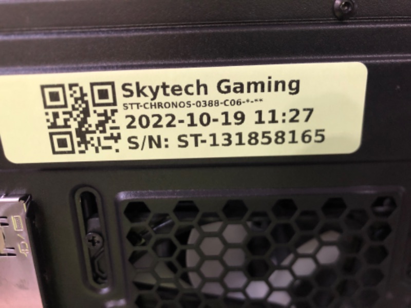 Photo 11 of Skytech Chronos Gaming PC Desktop – AMD Ryzen 7 5800X 3.8 GHz, RTX 3080, 1TB NVME Gen4 SSD, 16G DDR4 3200, 850W Gold PSU, 360mm AIO, AC Wi-Fi, Windows 10 Home 64-bit 5800X | 3080