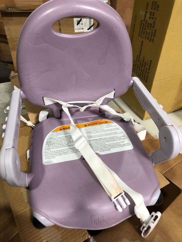 Photo 2 of Chicco Pocket Snack Booster Seat, Lavender