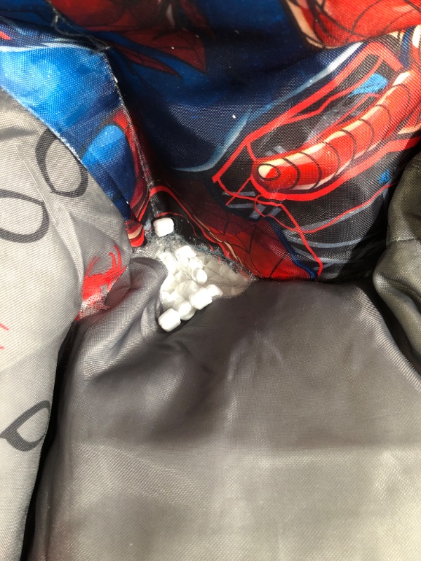 Photo 3 of **See Notes**Idea Nuova Marvel Spiderman Toddler Nylon Bean Bag Chair  Large