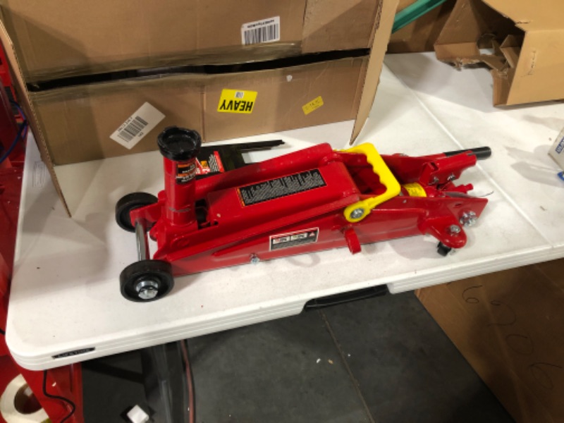 Photo 3 of BIG RED T83006 Torin Hydraulic Trolley Service/Floor Jack 3 Ton (6,000 lb) Capacity, Red