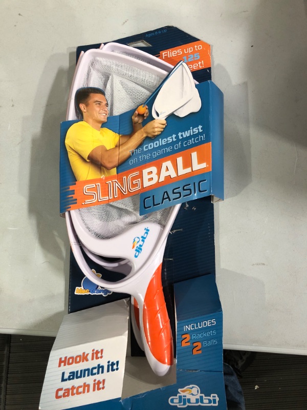 Photo 2 of Blue Orange Djubi Classic - the Coolest New Twist on the Game of Catch!, Slingball Classic, White