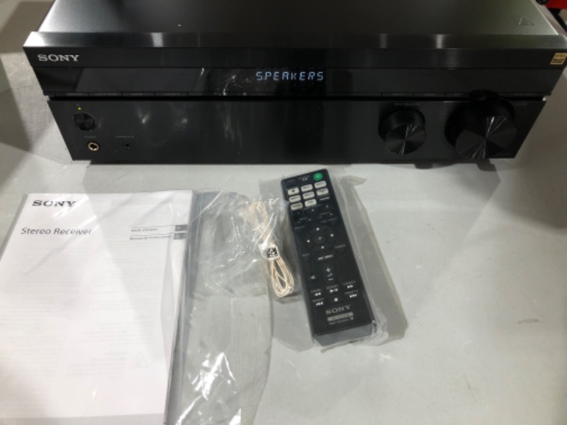 Photo 2 of Sony STRDH190 2-ch Home Stereo Receiver with Phono Inputs & Bluetooth Black