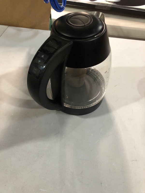 Photo 2 of *MISSING HEATING PAD** Chefman Digital Electric Kettle Black