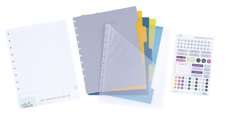 Photo 1 of BUNDLE*** Talia Discbound Notebook - Discbound Starter Kit, Letter Set 
