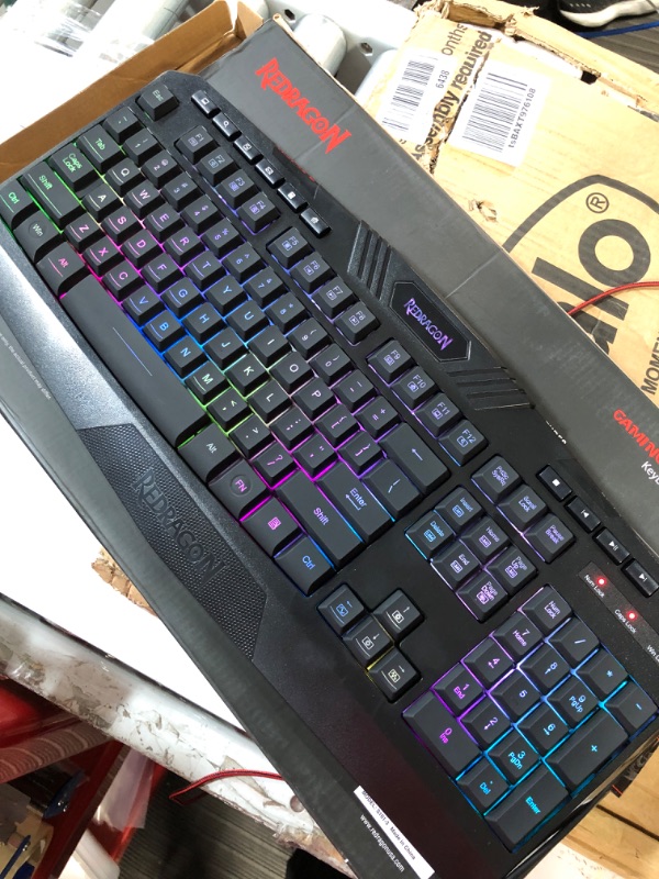 Photo 2 of Redragon S101 Gaming Keyboard, M601 Mouse, RGB Backlit Gaming Keyboard, 