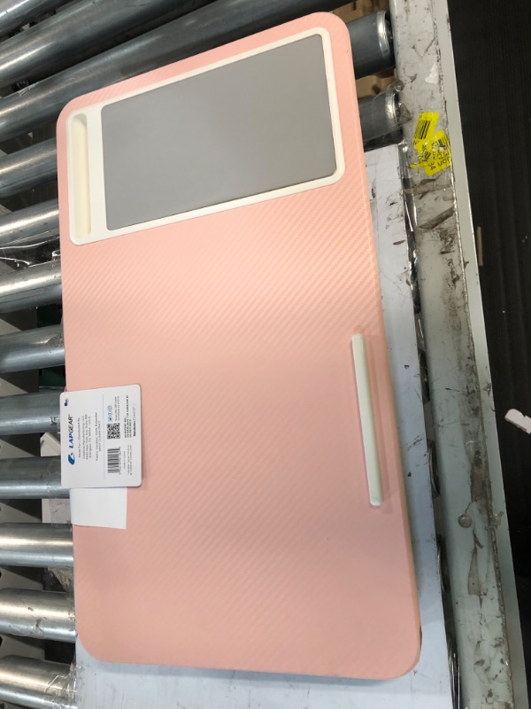 Photo 2 of LapGear Home Office Lap Desk with Device Mouse Pad/Phone Holder - Pink - *LOOKS NEW*