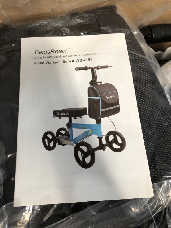 Photo 3 of BlessReach Steerable Knee Walker Deluxe Medical Scooter