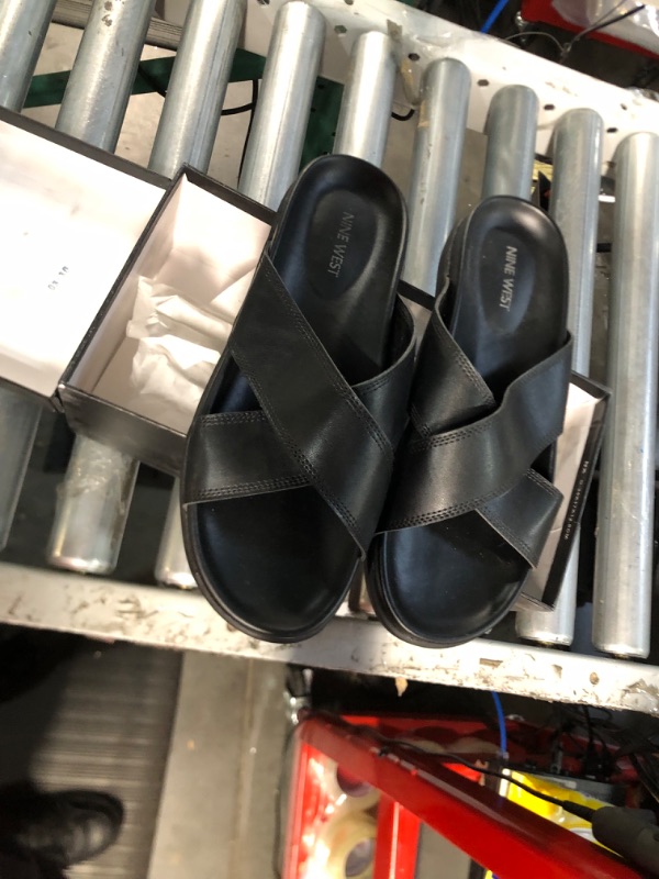 Photo 3 of NINE WEST Mens Criss Cross Slides Sandals