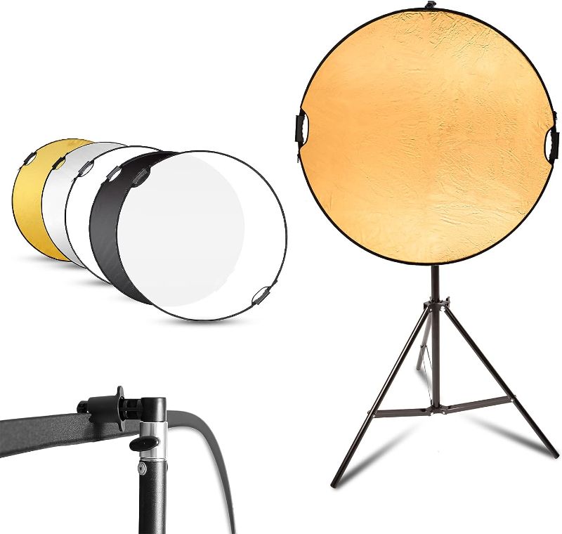 Photo 1 of Selens 43" Photography Reflector with 6.5ft Light Stand