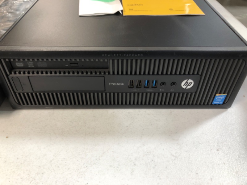 Photo 3 of HP ProDesk 600 G1 SFF Slim Business Desktop Computer, Intel i5-4570 up to 3.60 GHz, 8GB RAM, 500GB HDD, DVD, USB 3.0, Windows 10 Pro 64 Bit (Renewed) (8GB RAM | 500GB HDD)