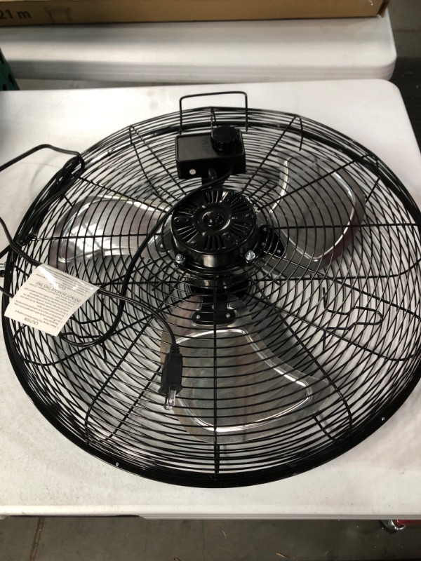 Photo 3 of AmazonCommercial 20" High Velocity Industrial Fan, Black,