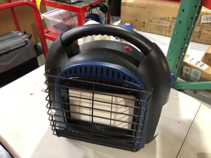 Photo 4 of ***SEE NOTES*** BLUU Propane Heater with Fan for Outdoor and Indoor Use 20,000 BTU with Thermostat, (Blue)