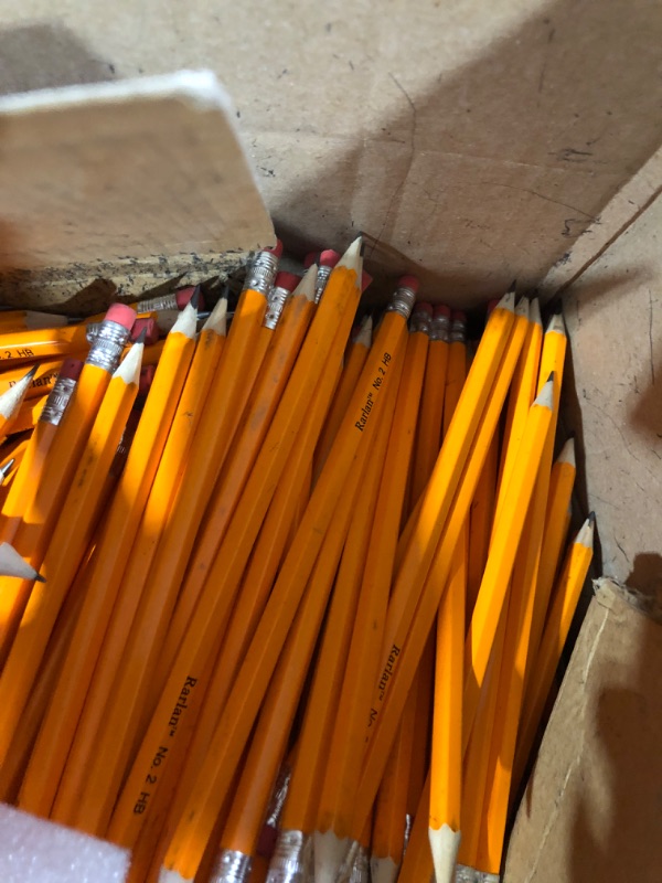 Photo 2 of Rarlan Wood-Cased #2 HB Pencils, Pre-sharpened, 200 Count Bulk Pack