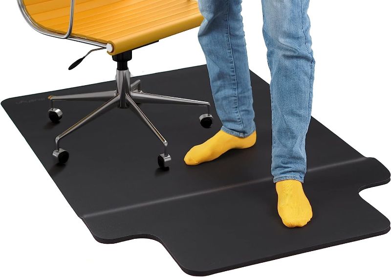 Photo 1 of Office Chair Mat with Anti Fatigue Cushioned Foam - Chair Mat for Hardwood Floor 54”x 36”