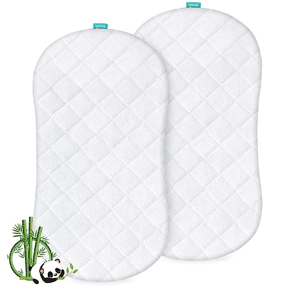 Photo 1 of Biloban Bassinet Mattress Pad Set of 2