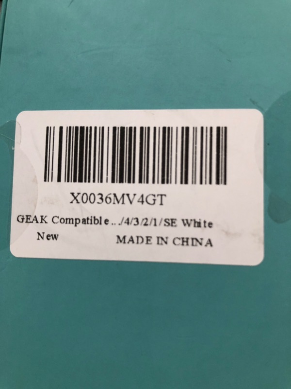 Photo 1 of GEAK Resin Strap Compatible with Apple Watch Band 40mm 38mm 44mm 42mm 41mm 45mm Women Men, 