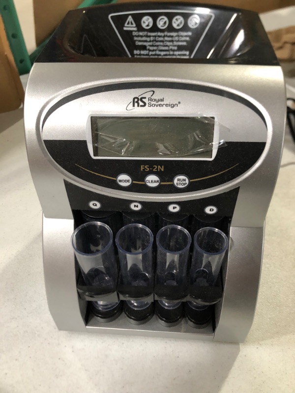 Photo 3 of Royal Sovereign 2 Row Electric Coin Counter/Sorter