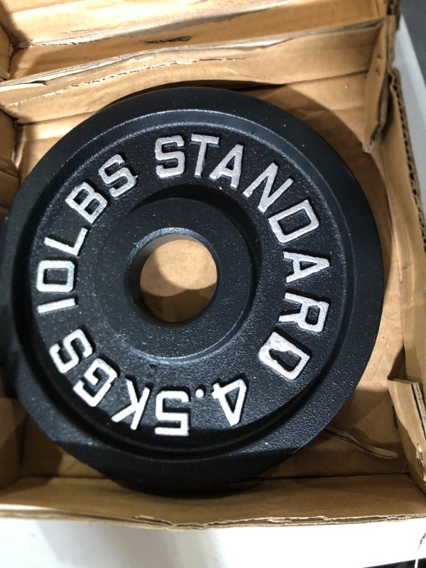 Photo 2 of BalanceFrom Cast Iron Olympic 2-Inch Weight Plate