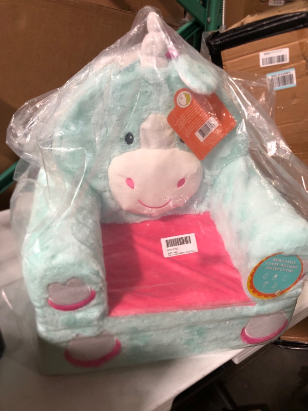 Photo 2 of Animal Adventure | Sweet Seats | Teal Unicorn | Soft Plush Children's Chair