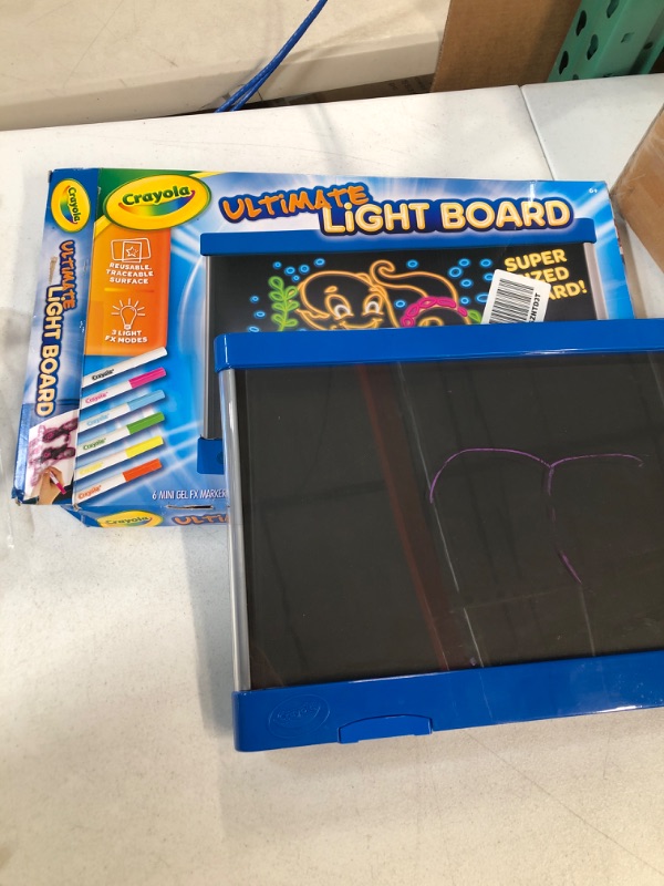 Photo 2 of Crayola Ultimate Light Board Blue, Drawing Tablet,