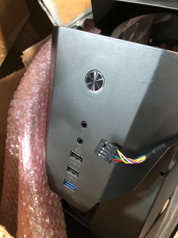 Photo 1 of Vetroo K1 Pangolin Mid-Tower ATX PC Gaming Case, Dual Tempered Glass, USB 3.0 I/O Panel High Airflow Computer Case Max 360mm Water Cooler Support (Fans are not Included)