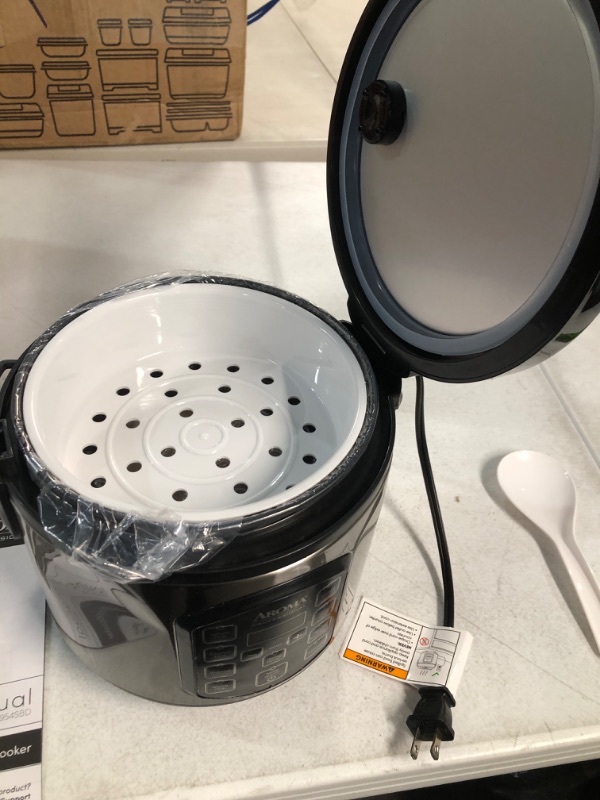Photo 1 of Aroma Housewares ARC-954SBD Rice Cooker, 4-Cup Uncooked 2.5 Quart, Professional Version