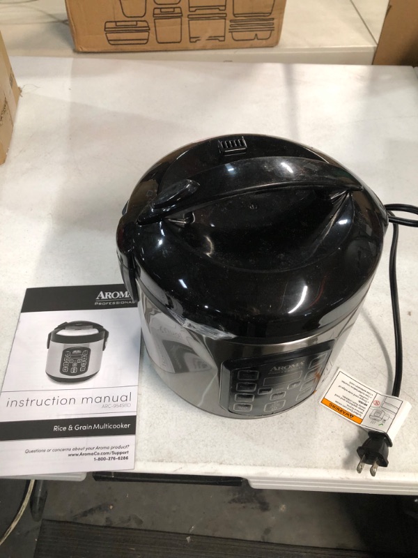 Photo 6 of Aroma Housewares ARC-954SBD Rice Cooker, 4-Cup Uncooked 2.5 Quart, Professional Version