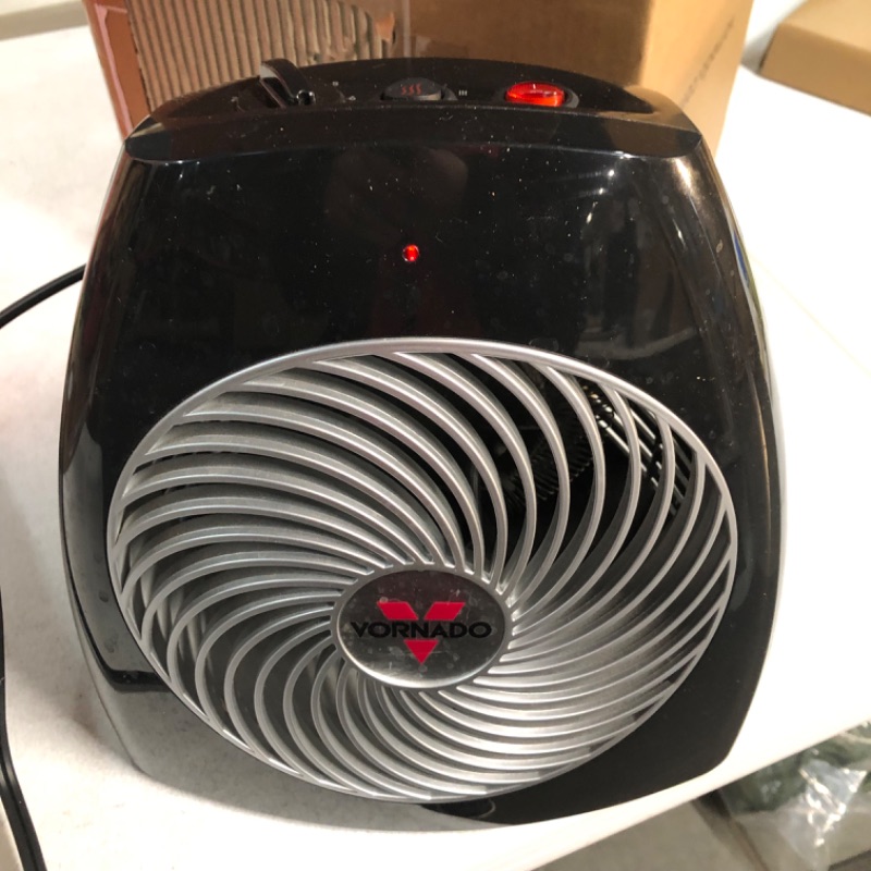 Photo 5 of **SEE NOTES**
Vornado MVH Vortex Heater with 3 Heat Settings, Adjustable Thermostat, Tip-Over Protection, Auto Safety Shut-Off System, Whole Room, Black