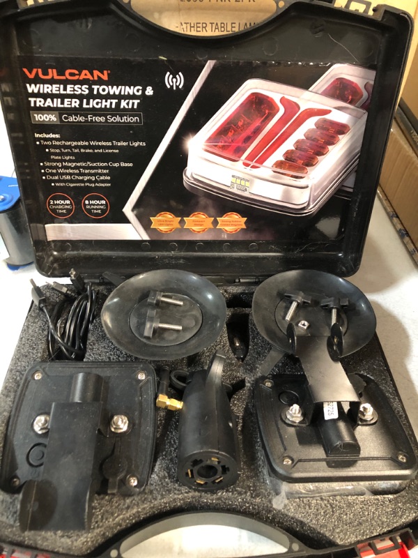 Photo 4 of VULCAN Wireless LED Towing and Trailer Light Kit For Trucks, Trailers, RVs, SUVs, and Boats