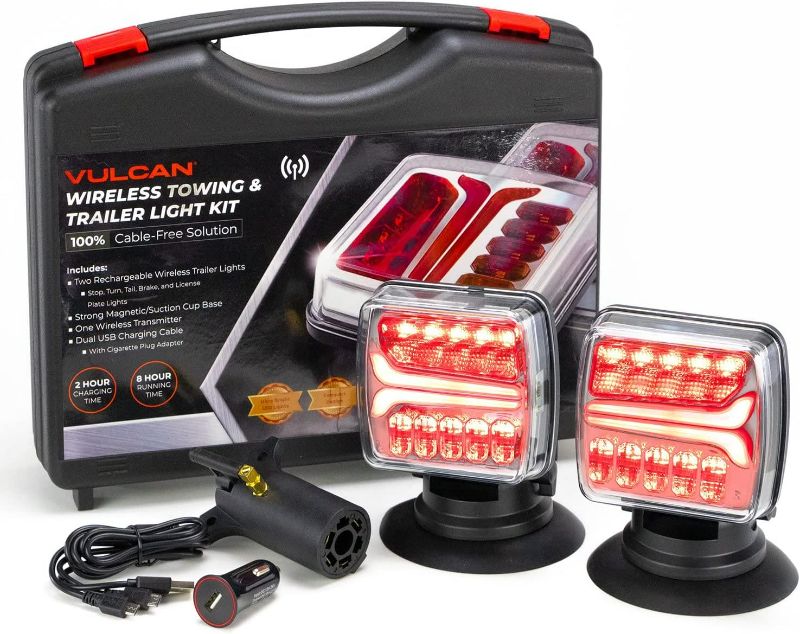 Photo 1 of VULCAN Wireless LED Towing and Trailer Light Kit For Trucks, Trailers, RVs, SUVs, and Boats