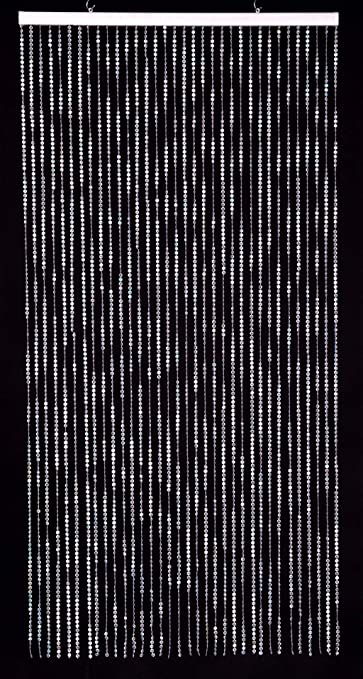 Photo 1 of  Diamond Cut Crystal Beaded Curtain 36" x 80"