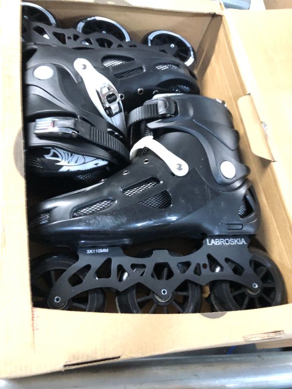 Photo 1 of 3 Wheel Inline Skates for Adult Women Men, 110mm Roller Skates Blades