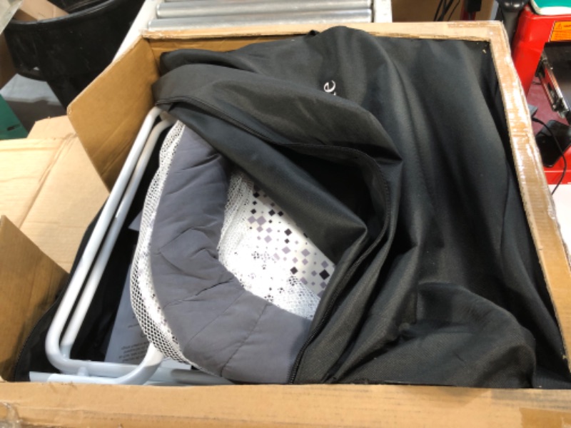 Photo 2 of Dream On Me Poppy Traveler Portable Bassinet in Dark Grey,