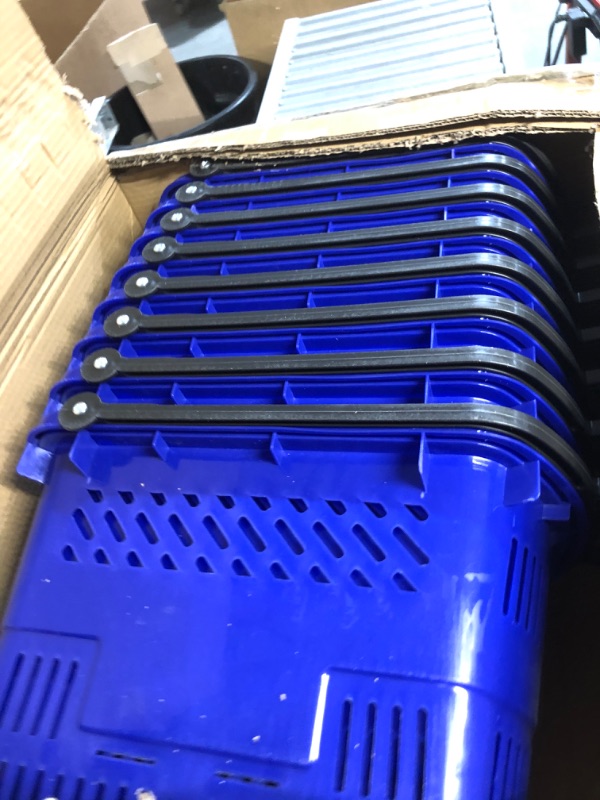 Photo 3 of 8 Pcs 35L Shopping Basket with Wheels 