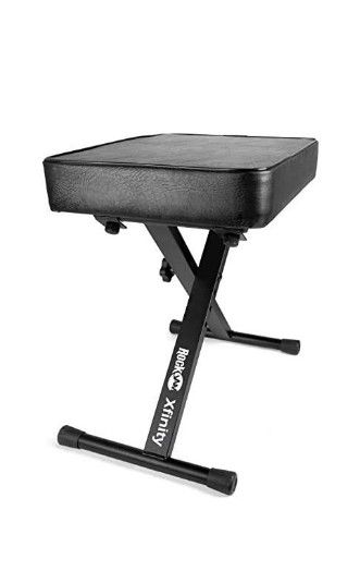 Photo 2 of ** SEE NOTES** RockJam KB100 Adjustable  Bench, X-Style, Black  