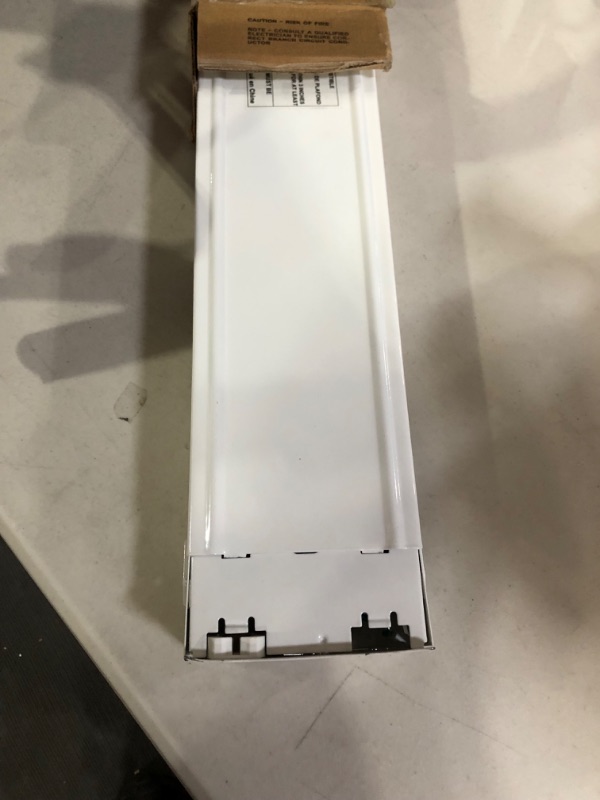 Photo 2 of 2 ft. 17-Watt Double Row T8 Fluorescent White Linear Strip Light Fixture