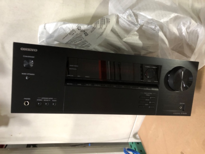 Photo 2 of **SEE NOTES**
Onkyo TX-SR494 AV Receiver with 4K Ultra HD | Dolby Atmos | DTS: X | Hi-Res Audio (2019 Model)