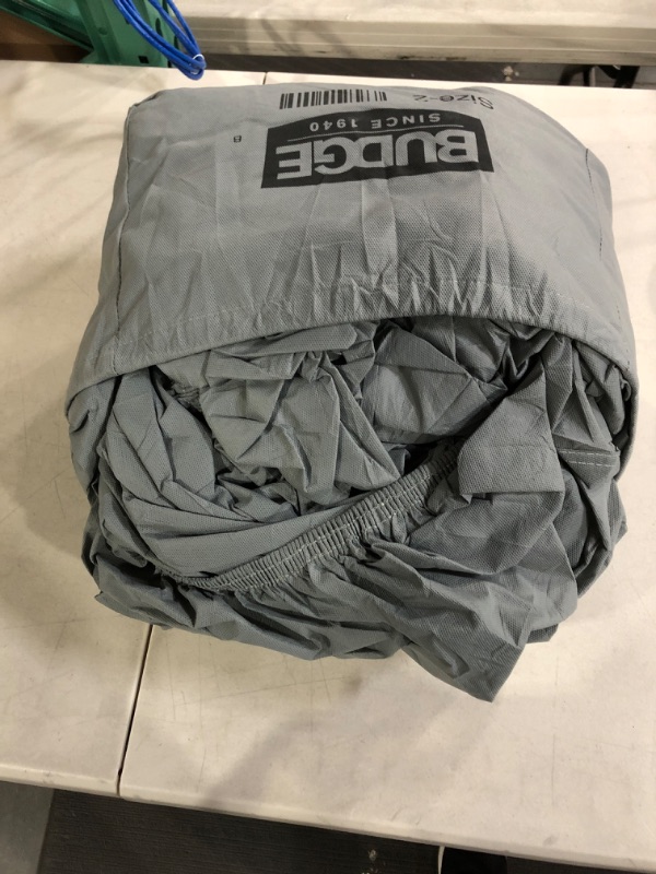 Photo 2 of Budge Lite Car Cover Gray Size 5: Fits Sedans up to 22'