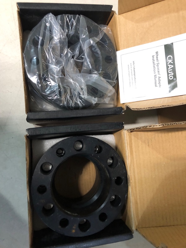 Photo 2 of CKAuto 2 Pack 6x5.5 Hub Centric Wheel Spacers (2) included