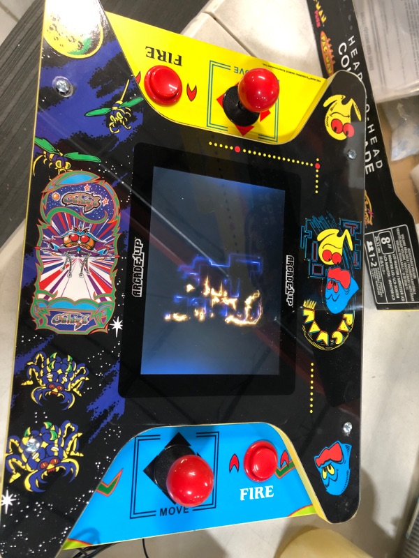 Photo 4 of Arcade1Up - Pac-Man/Galaga Head To Head Counter-Cade 2 Player