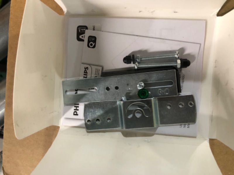Photo 1 of [Missing Parts] Hue Outdoor Security & Ambiance Starter Set Discover White & Color Floodlight plus Motion Sensor & Hue Hub Discover Floodlight + Motion sensor + Hub